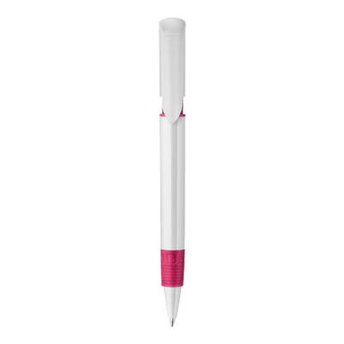 Stilolinea S40 Grip hardcolour Kugelschreiber - Weiß / Rosa