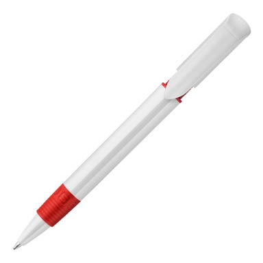 Stilolinea S40 Grip hardcolour Kugelschreiber - Weiß / Rot