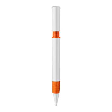Stilolinea S40 Grip hardcolour Kugelschreiber - Weiß / Orange