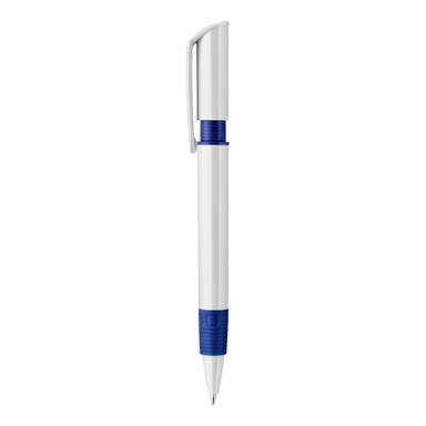 Stilolinea S40 Grip hardcolour Kugelschreiber - Weiß / Dunkelblau