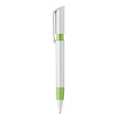 Stilolinea S40 Grip hardcolour Kugelschreiber - Weiß / Hellgrün