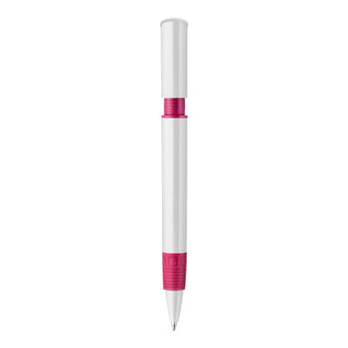 Stilolinea S40 Grip hardcolour Kugelschreiber - Weiß / Rosa
