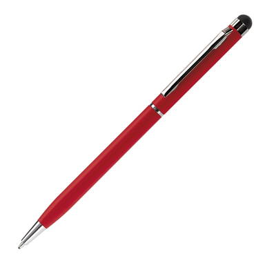 Balpen stylus metaal slim - Rot