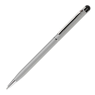 Balpen stylus metaal slim - Silber