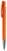 Toppoint Avalon metal hardcolour balpen - Oranje