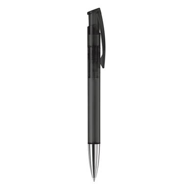 Stylo métal transparent Toppoint Avalon - Transparent / Noir