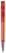 Toppoint Avalon metal transparant balpen - Transparant / Rood