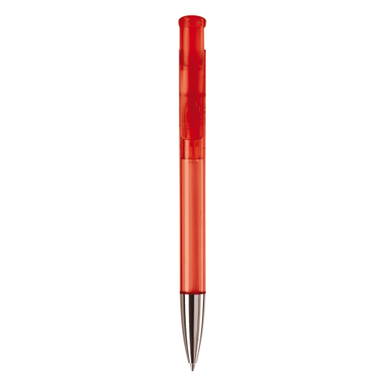 Stylo métal transparent Toppoint Avalon - Transparent / Rouge