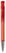 Toppoint Avalon metal transparant balpen - Transparant / Rood