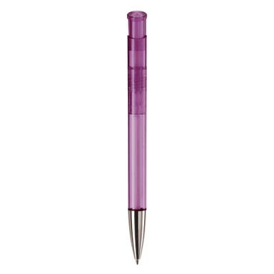 Stylo métal transparent Toppoint Avalon - Transparent / Violet
