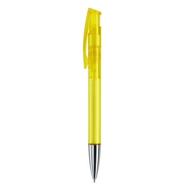 Stylo métal transparent Toppoint Avalon - Transparent / Jaune