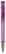 Toppoint Avalon metal transparant balpen - Transparant / Paars