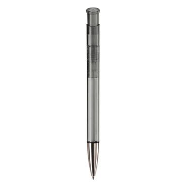 Stylo métal transparent Toppoint Avalon - Transparent / Noir