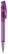 Toppoint Avalon metal transparant balpen - Transparant / Paars