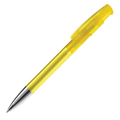 Stylo métal transparent Toppoint Avalon - Transparent / Jaune