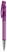 Toppoint Avalon metal transparant balpen - Transparant / Paars