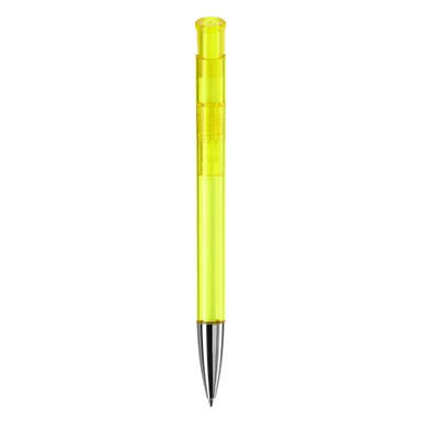 Stylo métal transparent Toppoint Avalon - Transparent / Jaune