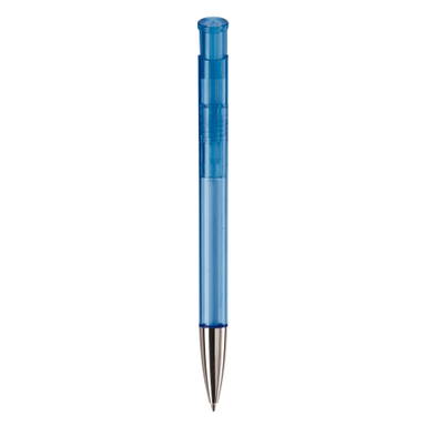 Stylo métal transparent Toppoint Avalon - Transparent / Bleu