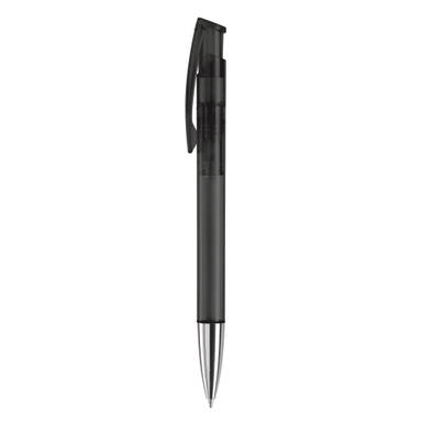 Stylo métal transparent Toppoint Avalon - Transparent / Noir