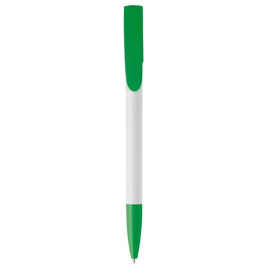 Toppoint Deniro Hardcolour Ballpoint Pen - White / Green