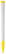 Toppoint Deniro solid-colour ballpoint pen - White / Yellow