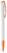 Toppoint Deniro solid-colour ballpoint pen - White / Orange