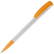 Toppoint Deniro solid-colour ballpoint pen - White / Orange
