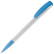 Toppoint Deniro solid-colour ballpoint pen - White / Light Blue