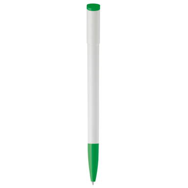 Toppoint Deniro Hardcolour Ballpoint Pen - White / Green