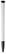 Toppoint Deniro solid-colour ballpoint pen - White / Black