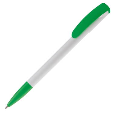 Toppoint Deniro Hardcolour Ballpoint Pen - White / Green