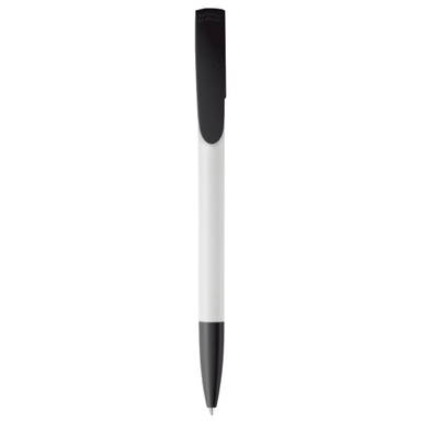 Toppoint Deniro Hardcolour Ballpoint Pen - White / Black