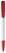Toppoint Deniro solid-colour ballpoint pen - White / Red