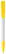 Toppoint Deniro solid-colour ballpoint pen - White / Yellow