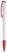 Toppoint Deniro solid-colour ballpoint pen - White / Red