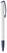 Toppoint Deniro solid-colour ballpoint pen - White / Dark Blue