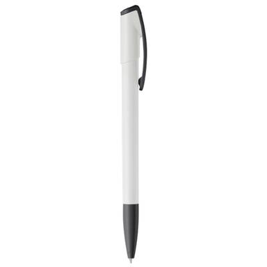 Toppoint Deniro Hardcolour Ballpoint Pen - White / Black