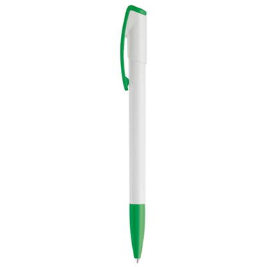 Toppoint Deniro Hardcolour Ballpoint Pen - White / Green