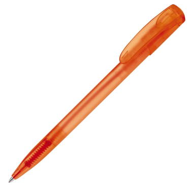 Stylo à bille Toppoint Deniro givré - Écru / Orange