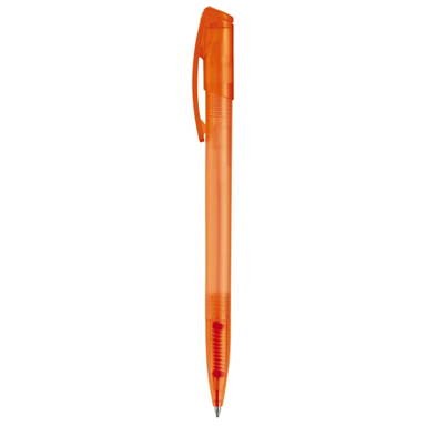 Stylo à bille Toppoint Deniro givré - Écru / Orange