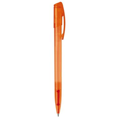 Stylo à bille Toppoint Deniro givré - Écru / Orange