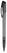 Toppoint Deniro frosty balpen - Ecru / Zwart