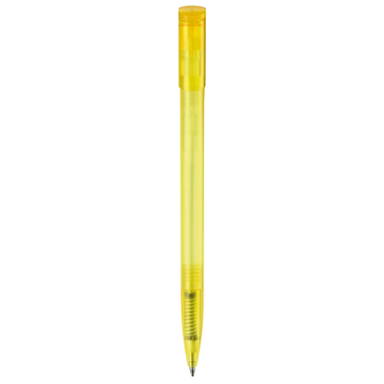 Stylo à bille Toppoint Deniro givré - Écru / Jaune