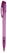 Toppoint Deniro frosty balpen - Ecru / Paars
