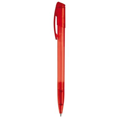 Stylo à bille Toppoint Deniro givré - Écru / Rouge