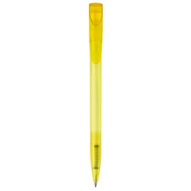 Stylo à bille Toppoint Deniro givré - Écru / Jaune