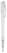 Toppoint Deniro frosty balpen - Ecru / Wit