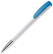 Toppoint Deniro metal tip hardcolour balpen  - Wit / Lichtblauw