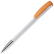 Toppoint Deniro metal tip hardcolour balpen  - Wit / Oranje