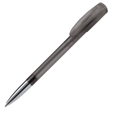 Stylo Toppoint Deniro pointe métallique givrée - Écru / Noir